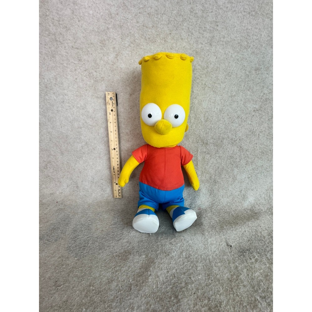 The Simpsons Bart Simpson Itchy & Scratchy Show TV Plush Set 4pc Toy Collectible - Picture 2 of 13
